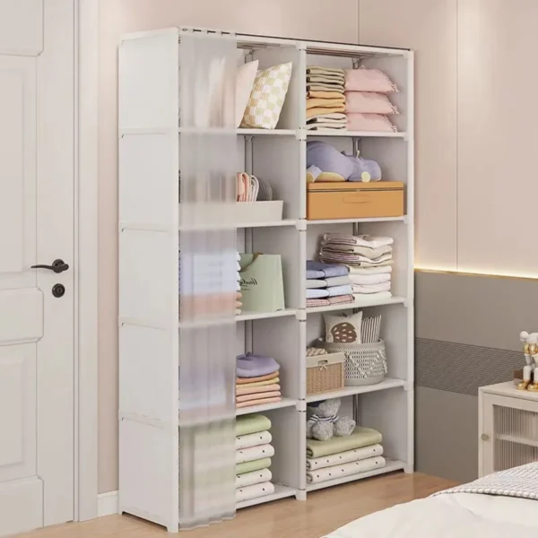 5/6-Layer Dustproof Wardrobe Cabinet 4