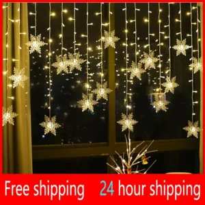 3.5M Snowflake LED String Lights 1